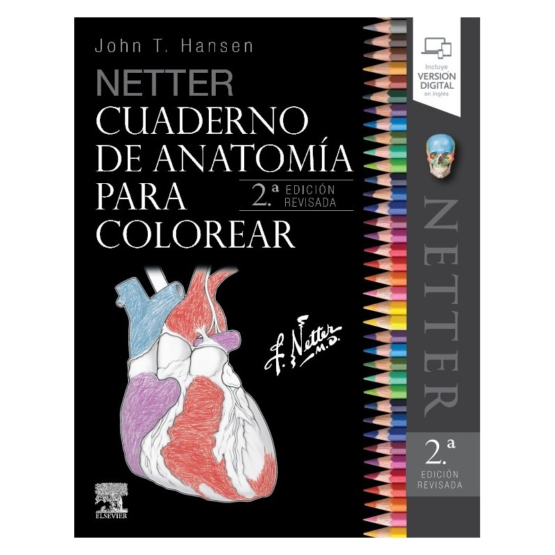 HANSEN NETTER CUADERNO DE ANATOMÍA PARA COLOREAR 2Ed